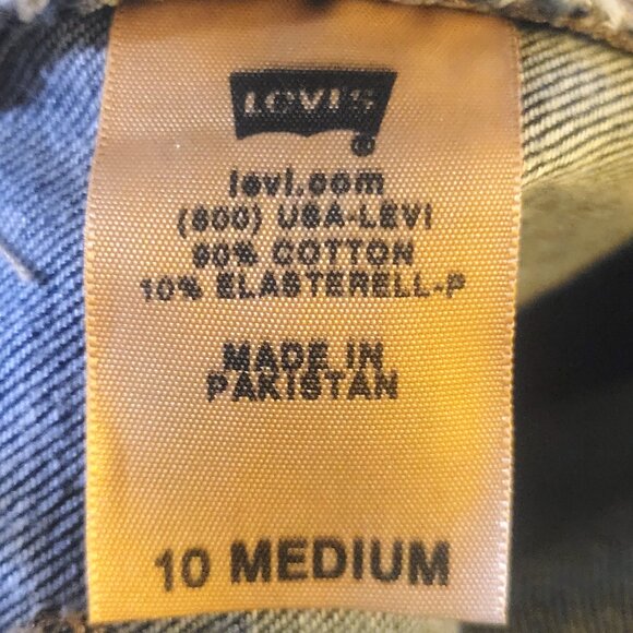 Levi's 544 Ultimate Lift Bootcut Women's Jeans Dark Wash - Size 10 - Picture 11 of 11